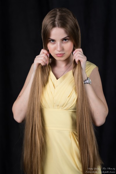 Diana - a 20-year-old girl with natural blonde long hair photographed in May 2023 by Serhiy Lvivsky, picture 19