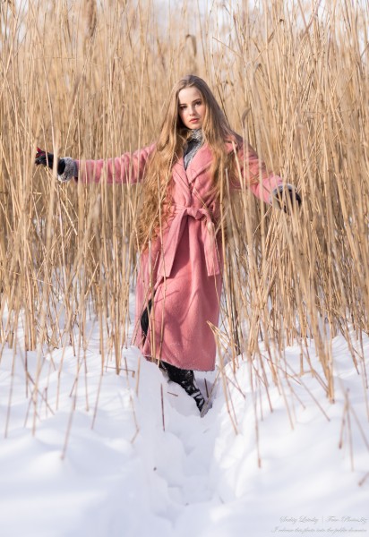 Diana - an 18-year-old natural blonde girl photographed in February 2021 by Serhiy Lvivsky, picture 40