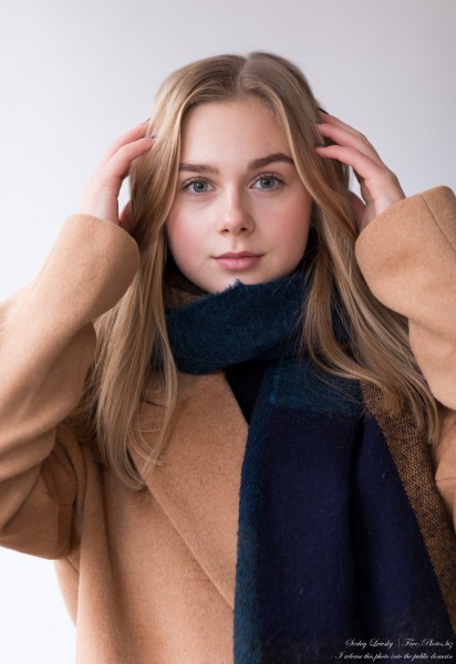Emilia - a 15-year-old natural blonde Catholic girl photographed in November 2020 by Serhiy Lvivsky, picture 7