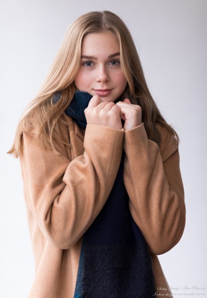 Emilia - a 15-year-old natural blonde Catholic girl photographed in November 2020 by Serhiy Lvivsky, picture 9