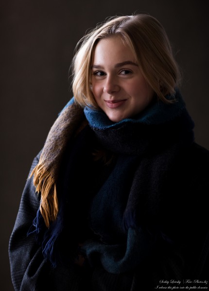 Emilia - a 15-year-old natural blonde Catholic girl photographed in November 2020 by Serhiy Lvivsky, picture 22
