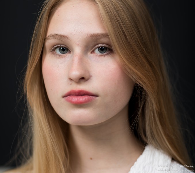 Joanna - a 15-year-old girl with natural lips and blonde hair photographed in July 2023 by Serhiy Lvivsky, picture 9