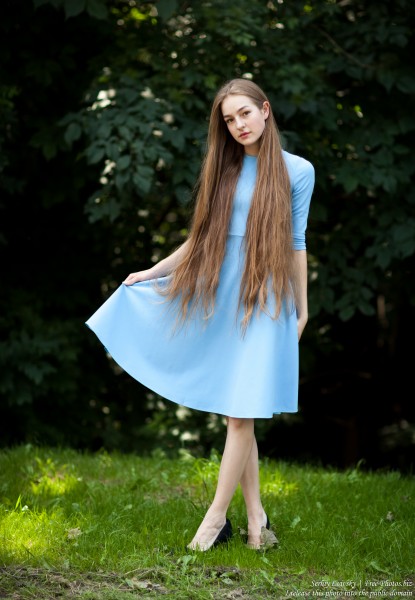 Justyna - a 16-year-old fair-haired girl photographed in June 2018 by Serhiy Lvivsky, picture 13