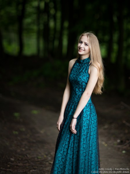 Lila - a 15-year-old natural blonde girl photographed in May 2017 by Serhiy Lvivsky, picture 23