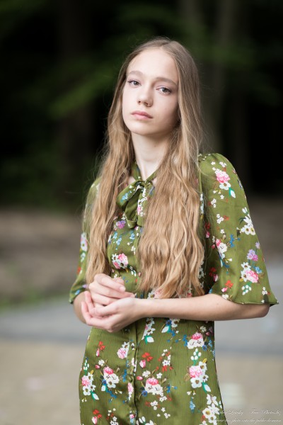 Marta - a 16-year-old natural blonde girl photographed by Serhiy Lvivsky in July 2020, picture 6