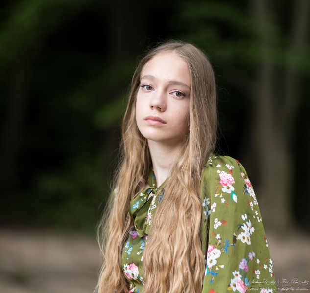 Marta - a 16-year-old natural blonde girl photographed by Serhiy Lvivsky in July 2020, picture 8