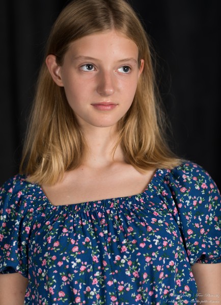 Martha - a 13-year-old natural blonde creation of God photographed in August 2023 by Serhiy Lvivsky, picture 5