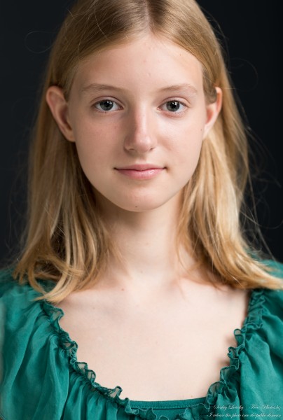 Martha - a 13-year-old natural blonde creation of God photographed in August 2023 by Serhiy Lvivsky, picture 19