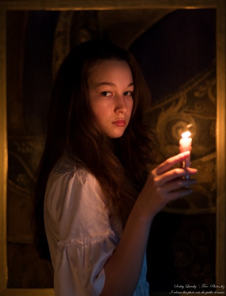 Michelle - a 14-year-old girl photographed in November 2023 by Serhiy Lvivsky, picture 2