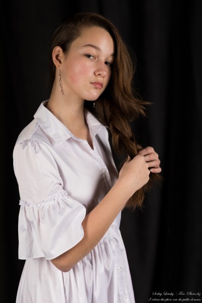 Michelle - a 14-year-old girl photographed in November 2023 by Serhiy Lvivsky, picture 6