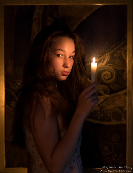 Michelle - a 14-year-old girl photographed in November 2023 by Serhiy Lvivsky, picture 7