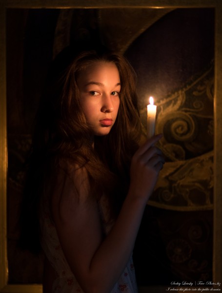 Michelle - a 14-year-old girl photographed in November 2023 by Serhiy Lvivsky, picture 8