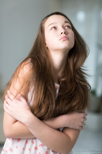 Michelle - a 14-year-old girl photographed in November 2023 by Serhiy Lvivsky, picture 14