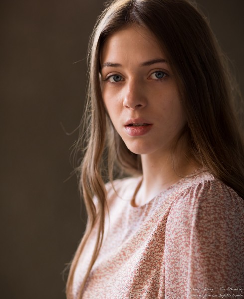 Sophia - a 17-year-old creation of God with blue eyes photographed in October 2021 by Serhiy Lvivsky, portrait 20 out of 27