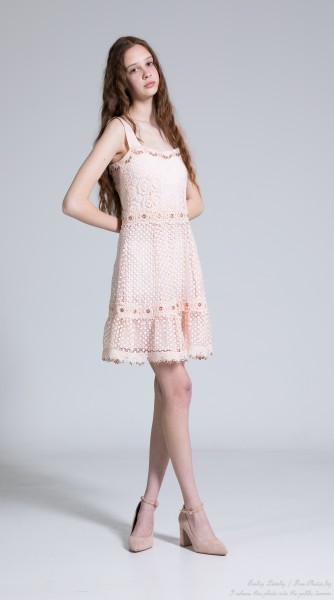Tania – a 16-year-old tall thin girl with big brown eyes and natural lips photographed by Serhiy Lvivsky in April 2026, picture 3