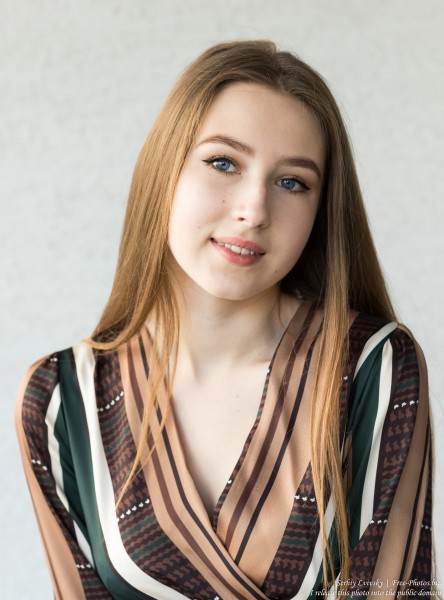 Vika - a 17-year-old girl with blue eyes and natural fair hair photographed in June 2019 by Serhiy Lvivsky, picture 18