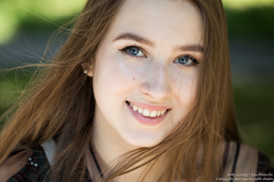 Vika - a 17-year-old girl with blue eyes and natural fair hair photographed in June 2019 by Serhiy Lvivsky, picture 30