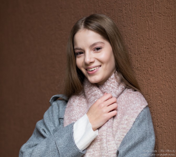 Vika - an 18-year-old God's creation with natural fair hair, photographed by Serhiy Lvivsky in November 2022, picture 11