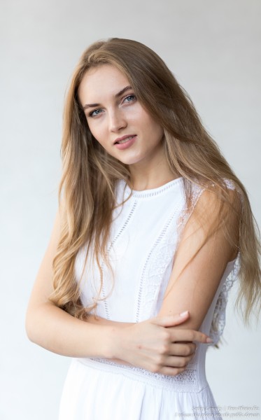 Yaryna - a 21-year-old natural blonde Catholic girl photographed in August 2019 by Serhiy Lvivsky, picture 1
