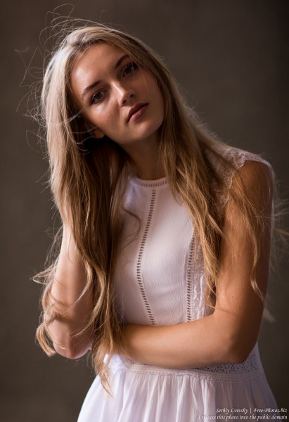 Yaryna - a 21-year-old natural blonde Catholic girl photographed in August 2019 by Serhiy Lvivsky, picture 15