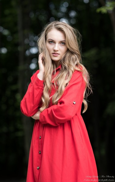 Yaryna - a 22-year-old natural blonde Catholic girl photographed by Serhiy Lvivsky in July 2020, picture 17