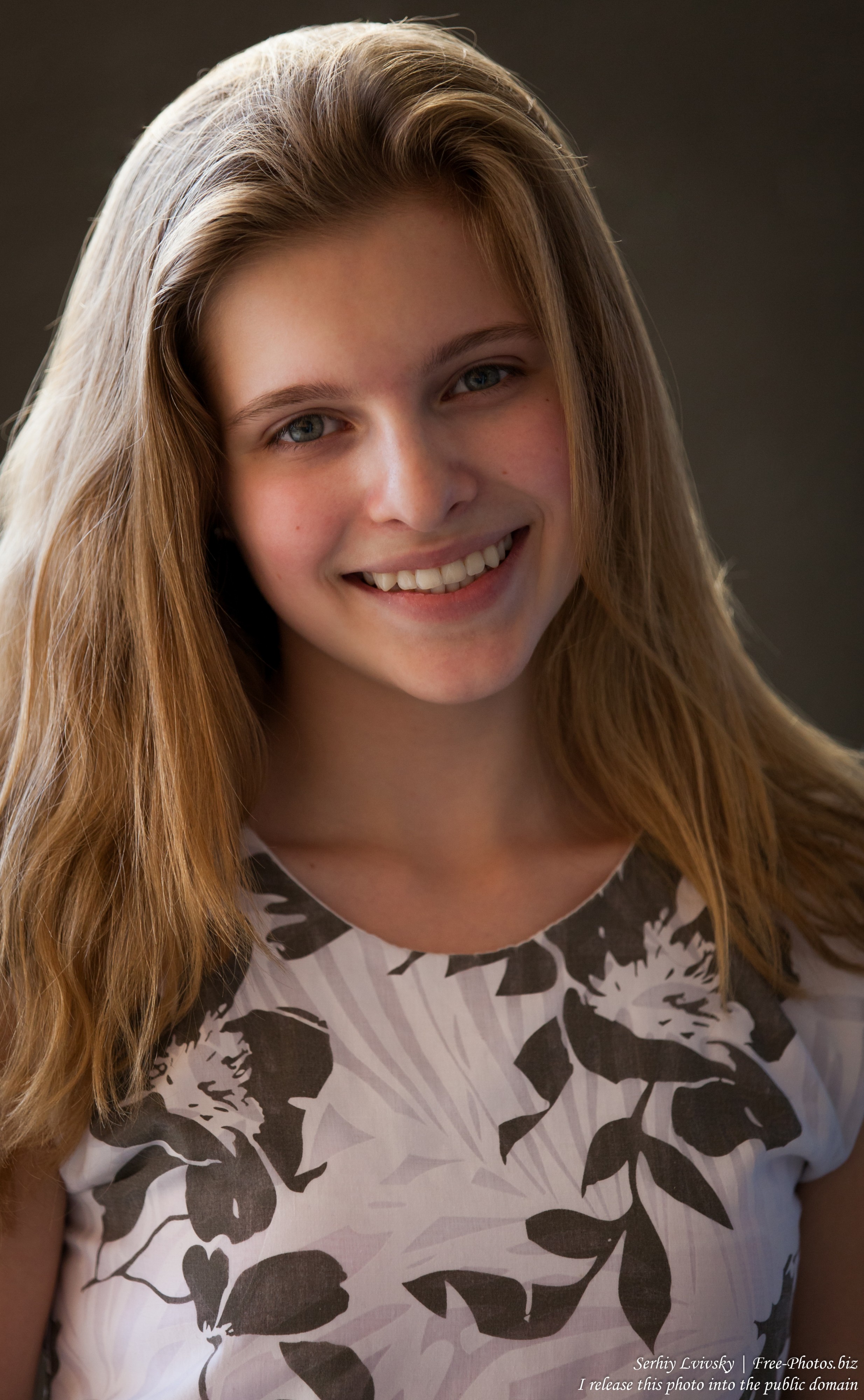 a 14-year-old blond Roman-Catholic girl photographed in July 2015, picture 2