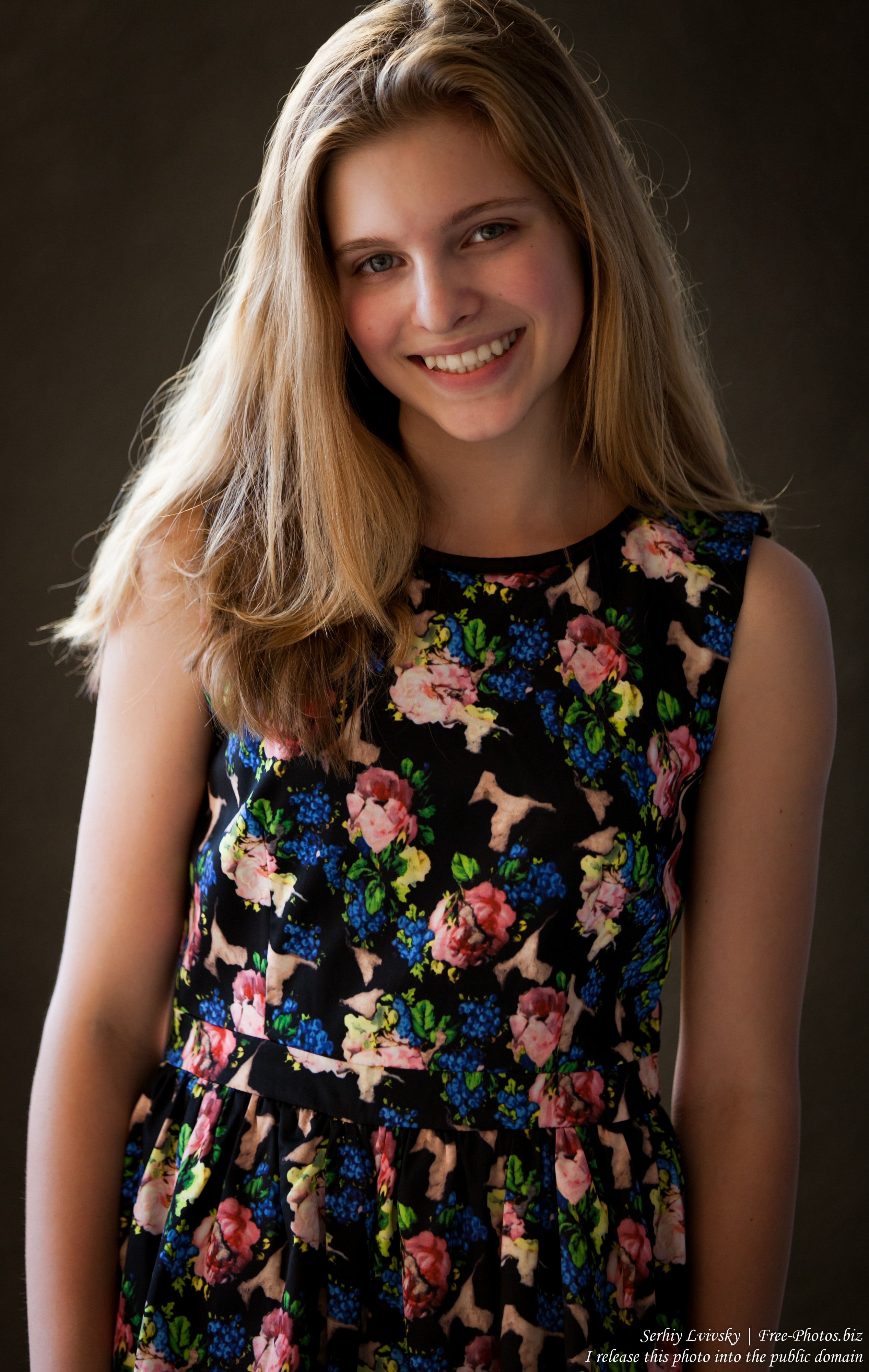 a 14-year-old blond Roman-Catholic girl photographed in July 2015, picture 26