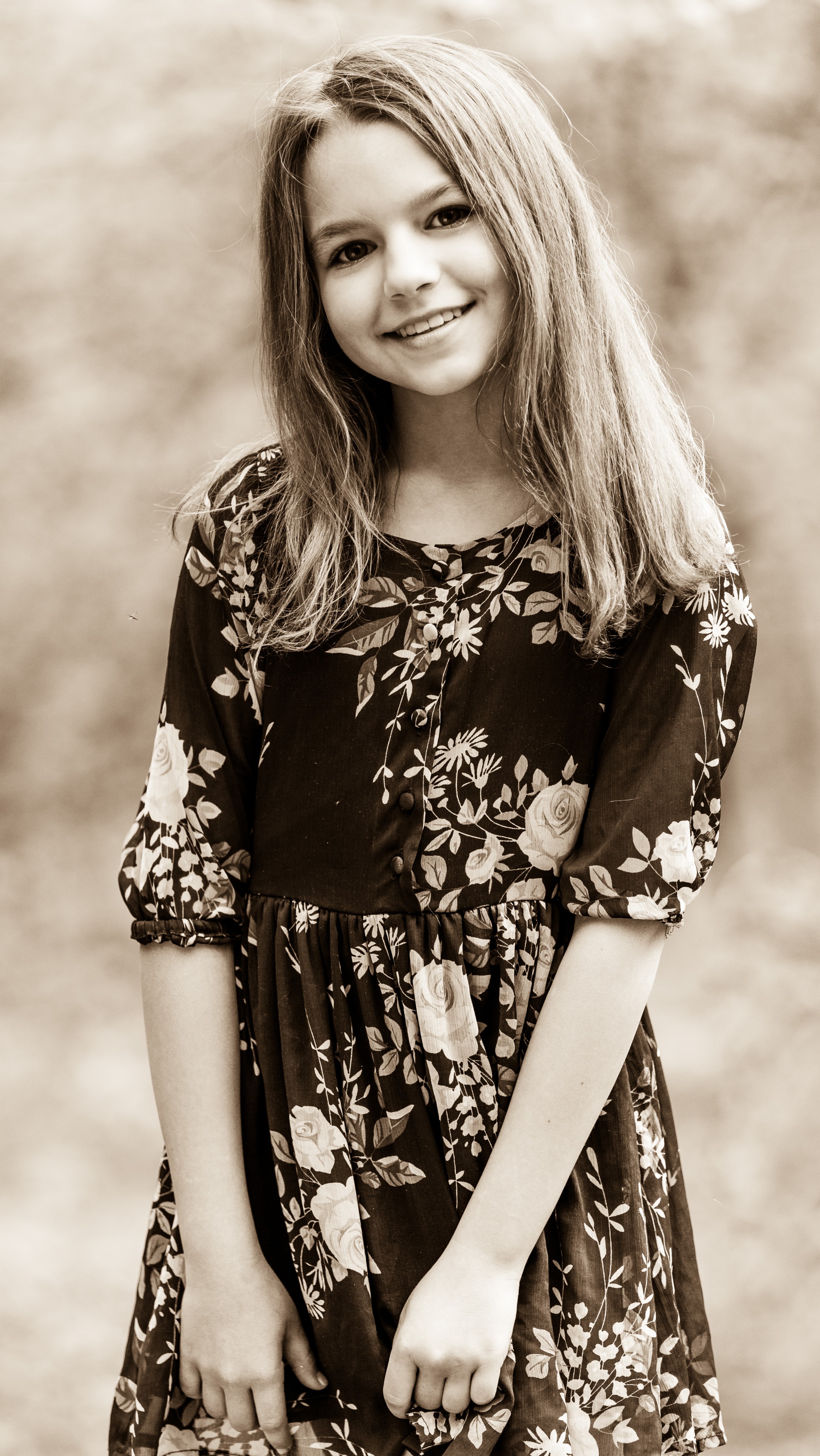 a cute 12-year-old girl photographed in May 2015, picture 2