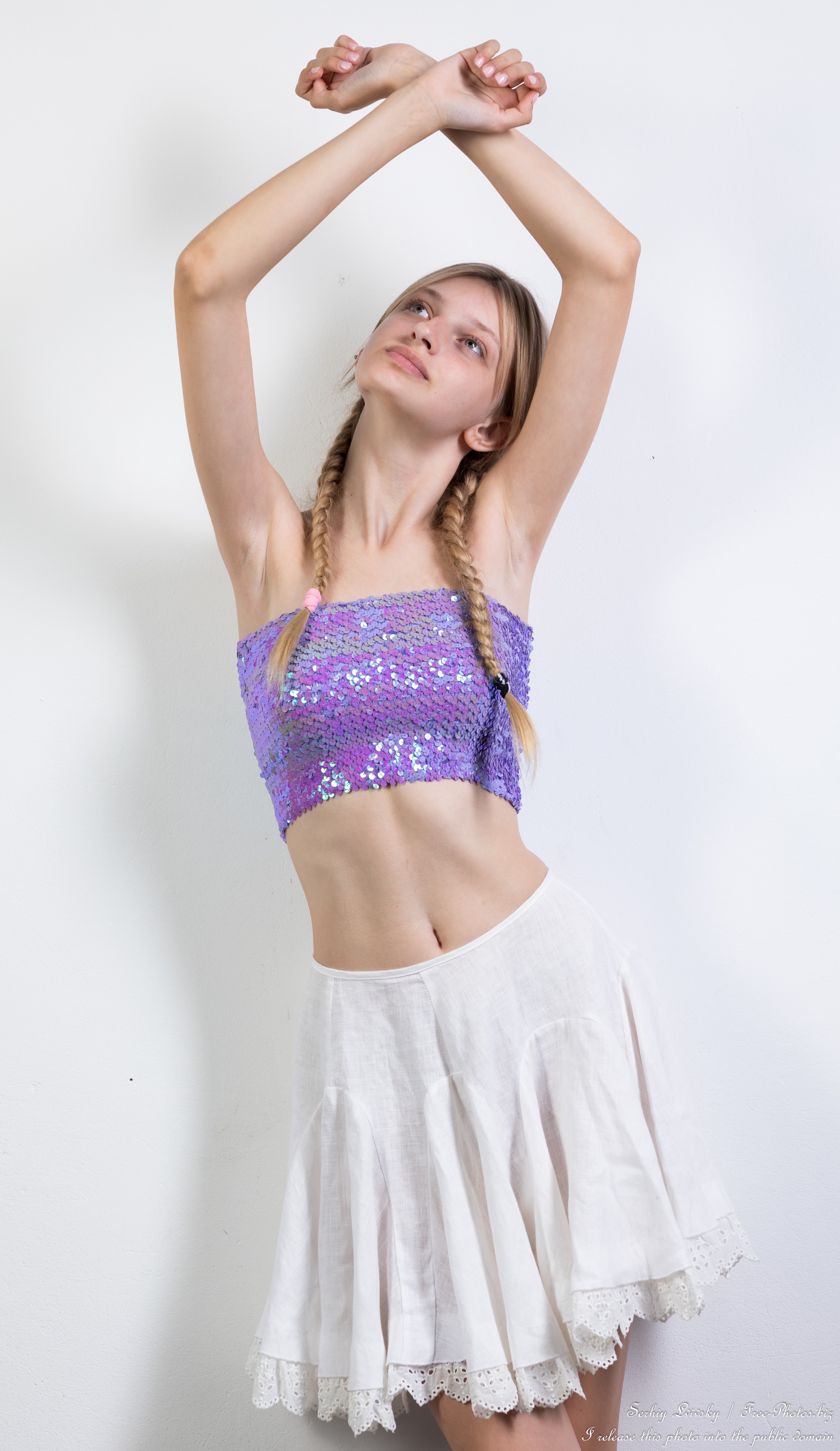 Adriana - a 14-year-old God's creation, the first photo session by Serhiy Lvivsky, taken in August 2025, picture 4