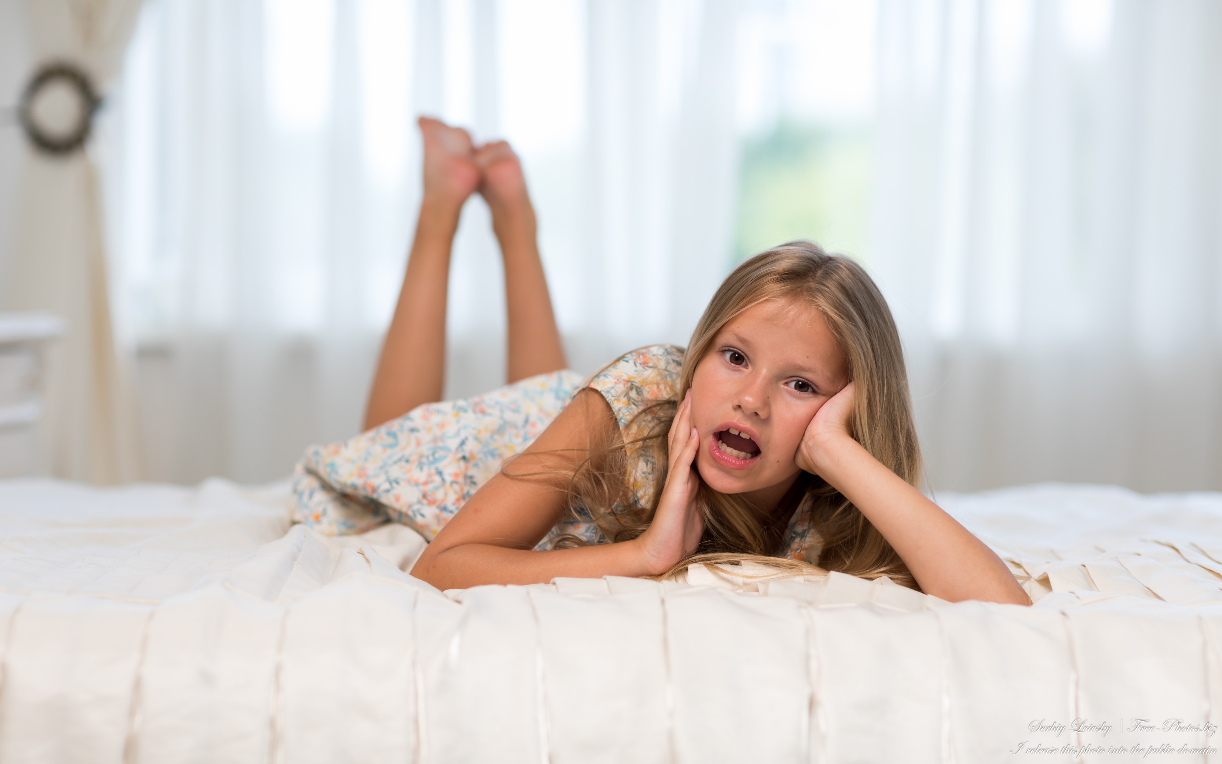 Ania - a 9-year-old girl with natural fair hair photographed in August 2023 by Serhiy Lvivsky, picture 10