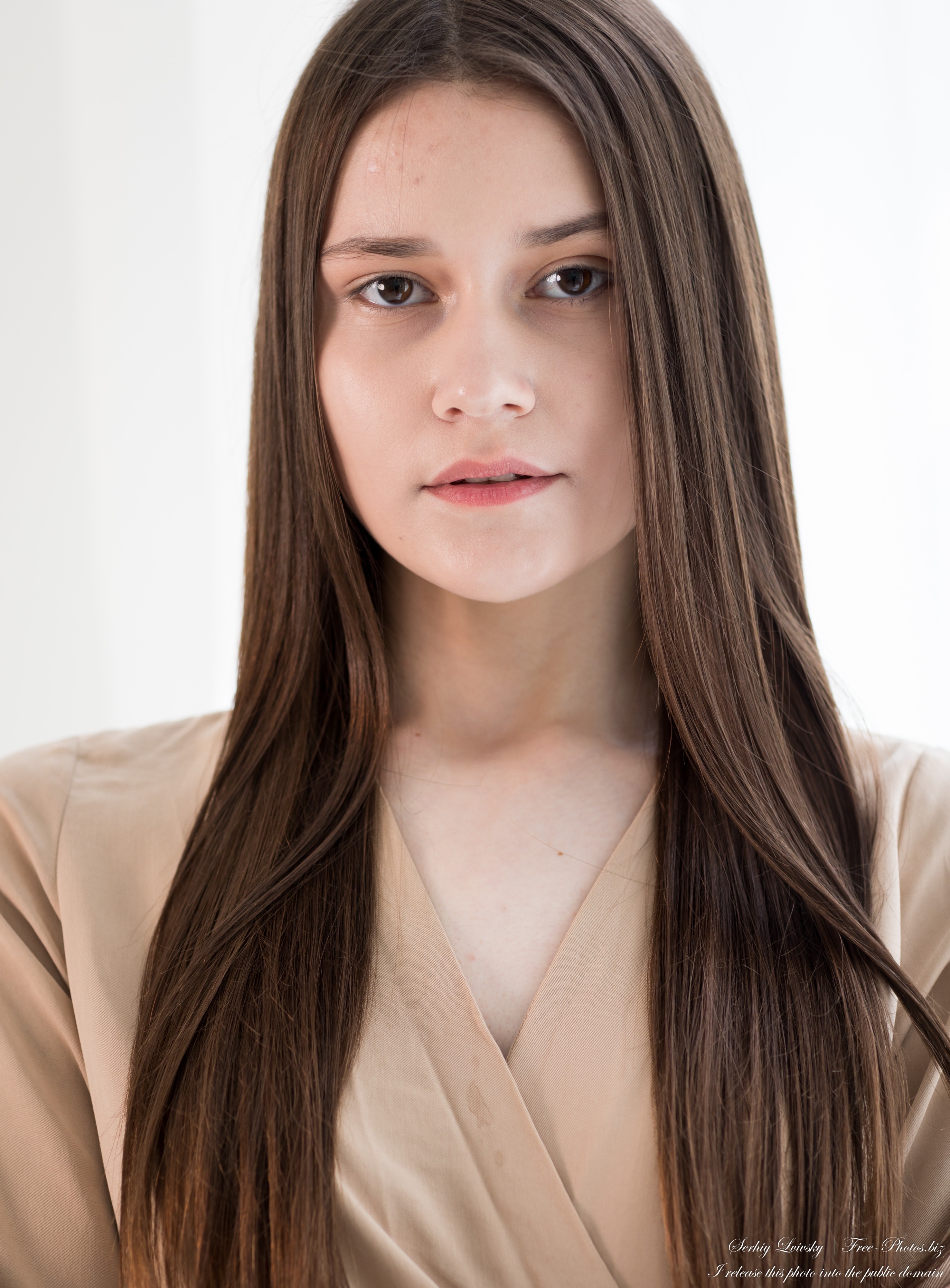 Christina - a cute 16-year-old brunette girl photographed in May 2023 by Serhiy Lvivsky, picture 13