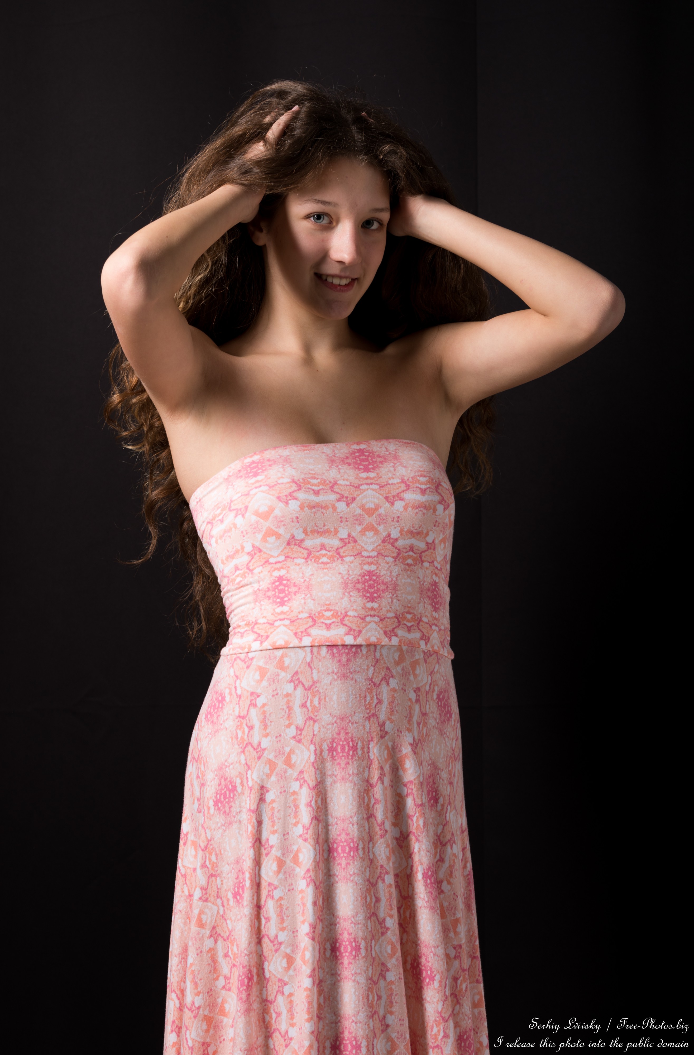 Emilia - a 13-year-old Catholic girl, the first photo session by Serhiy Lvivsky, taken in December 2025, picture 59