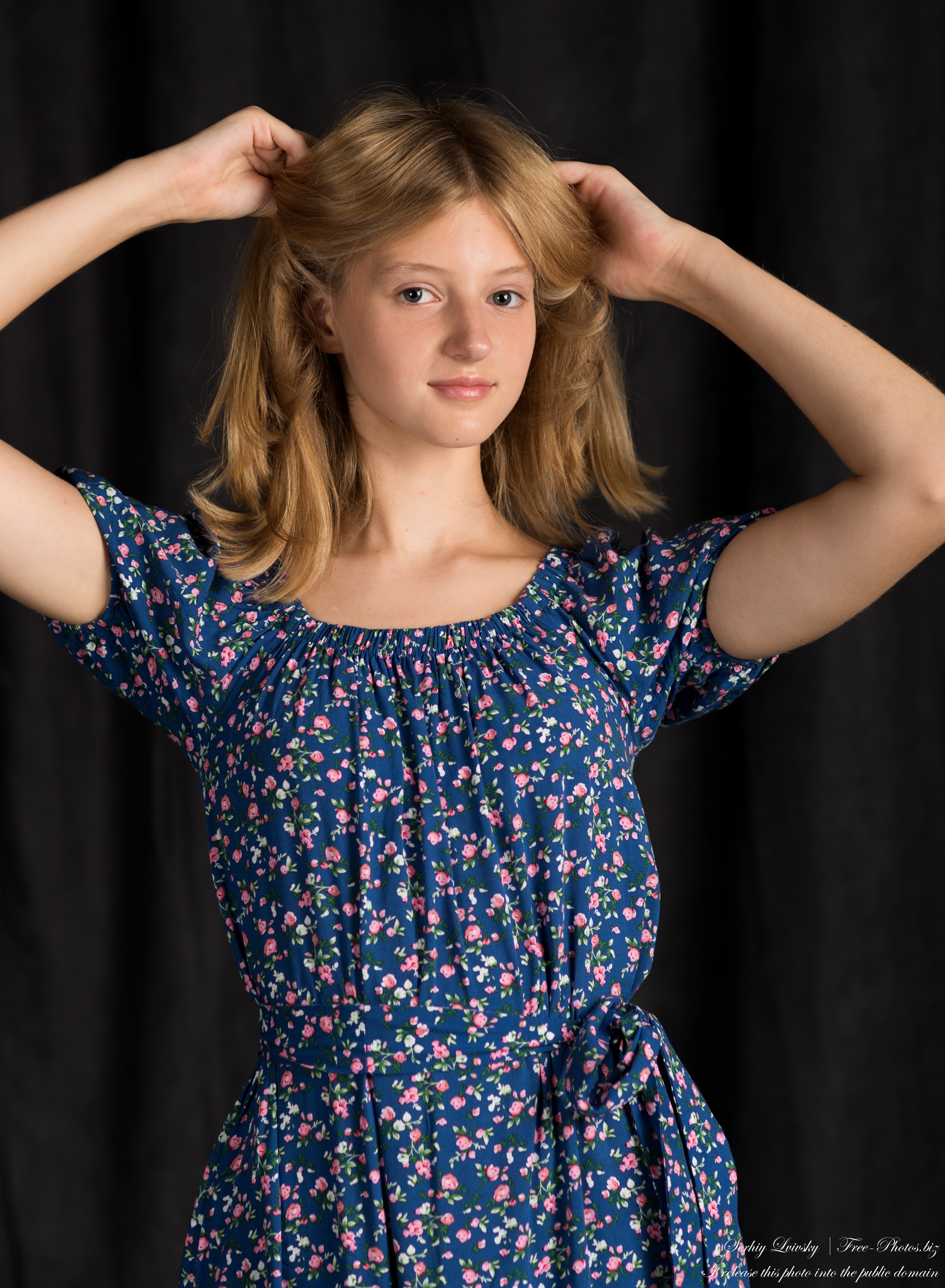 Martha - a 13-year-old natural blonde creation of God photographed in August 2023 by Serhiy Lvivsky, picture 4