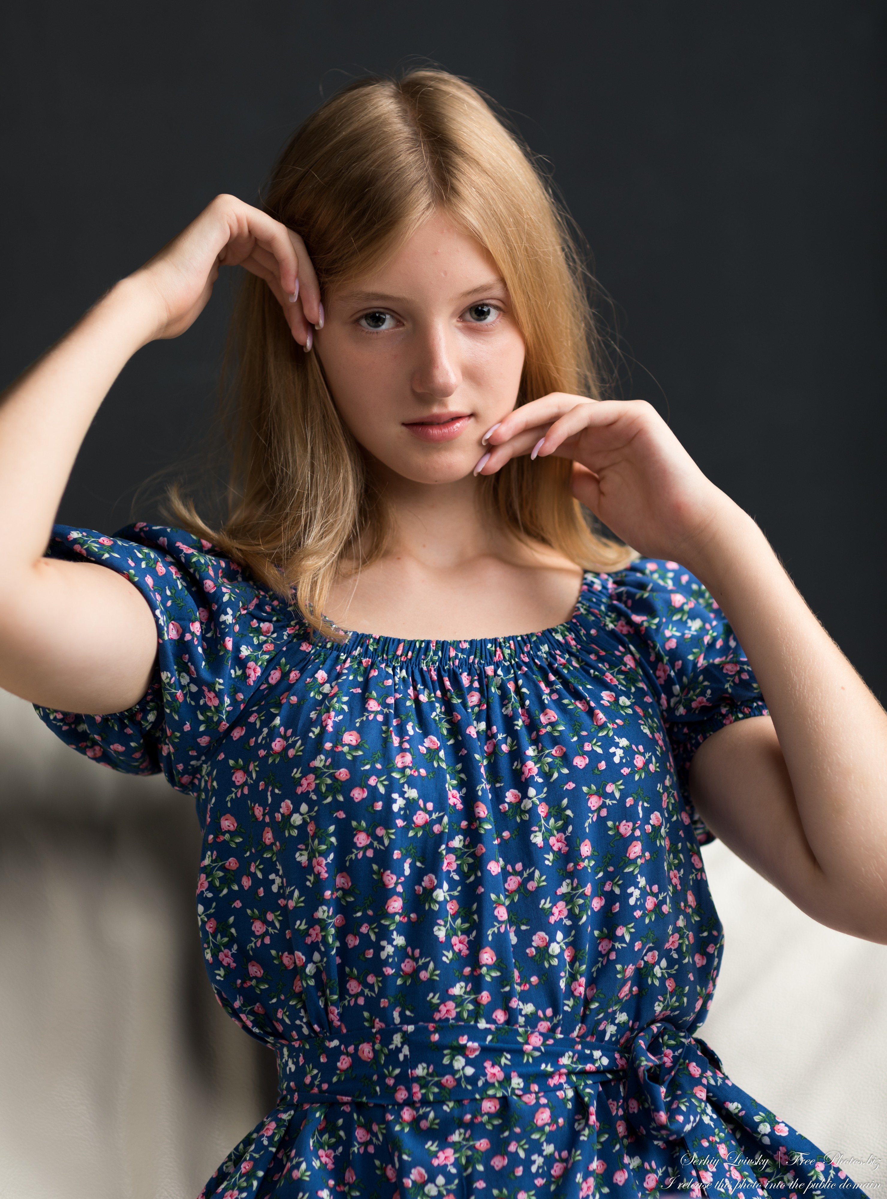 Martha - a 13-year-old natural blonde creation of God photographed in August 2023 by Serhiy Lvivsky, picture 8