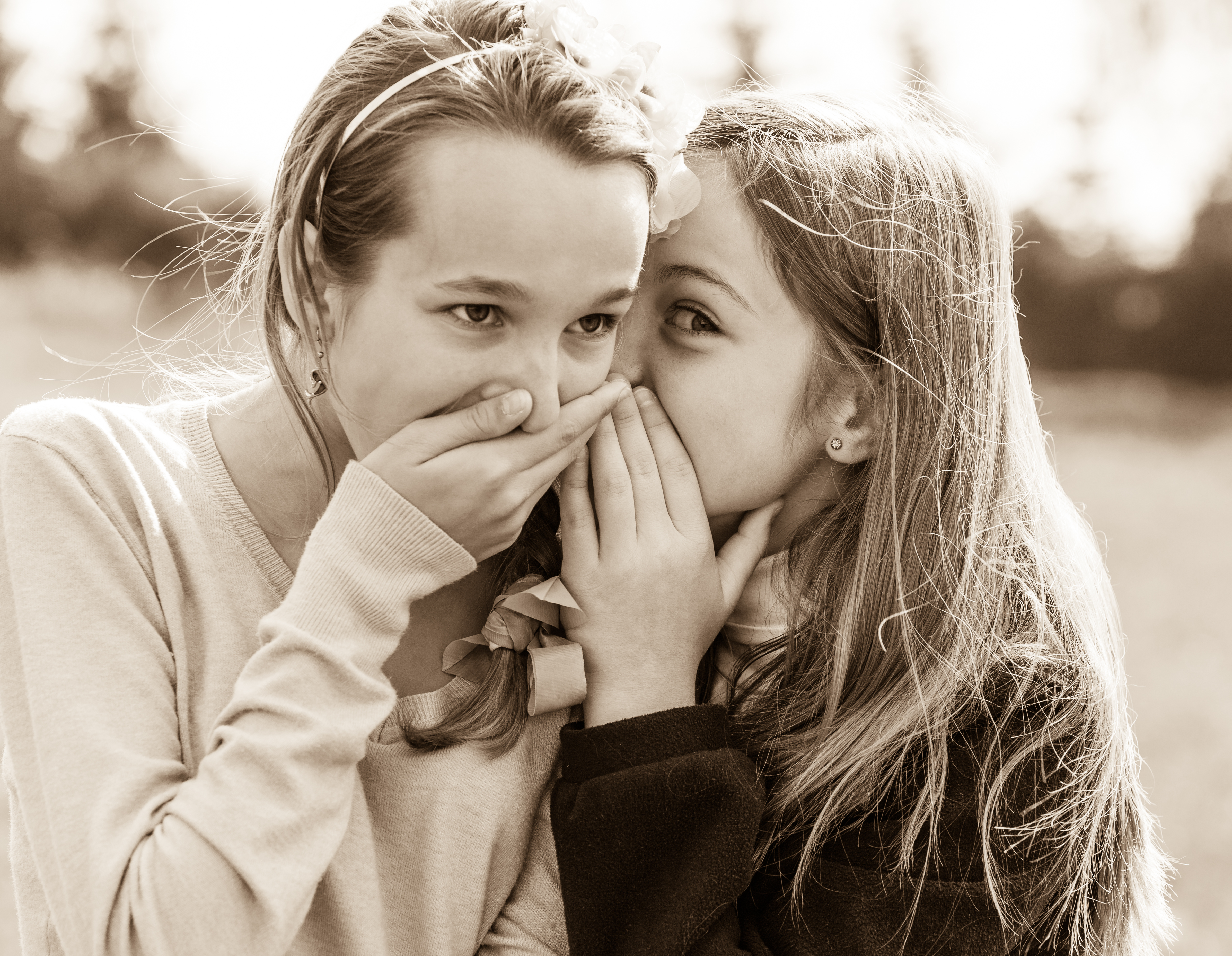 two beautiful Catholic girls photographed in October 2014, picture 2, black and white