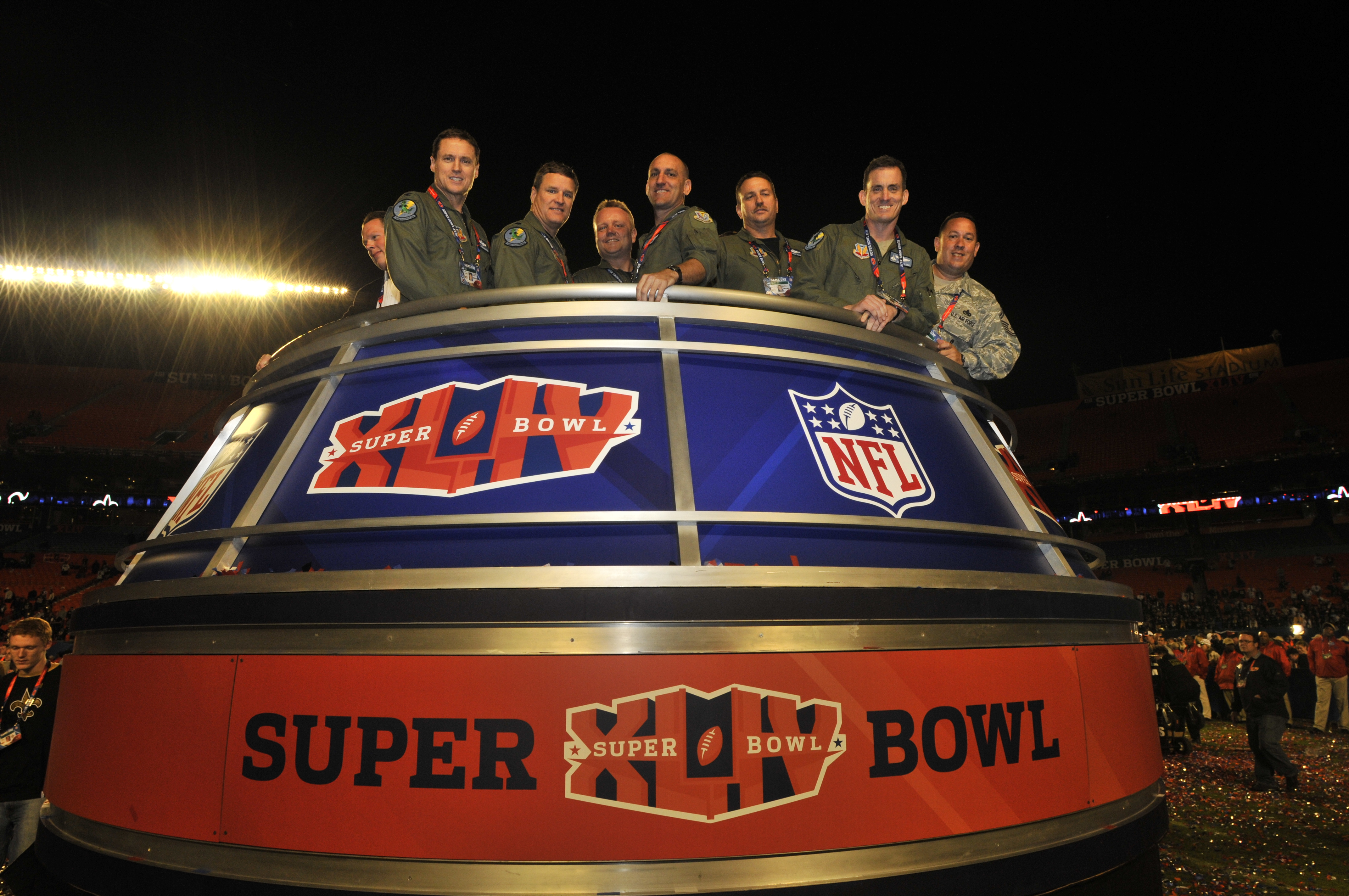 125 FW at Super Bowl XLIV 4