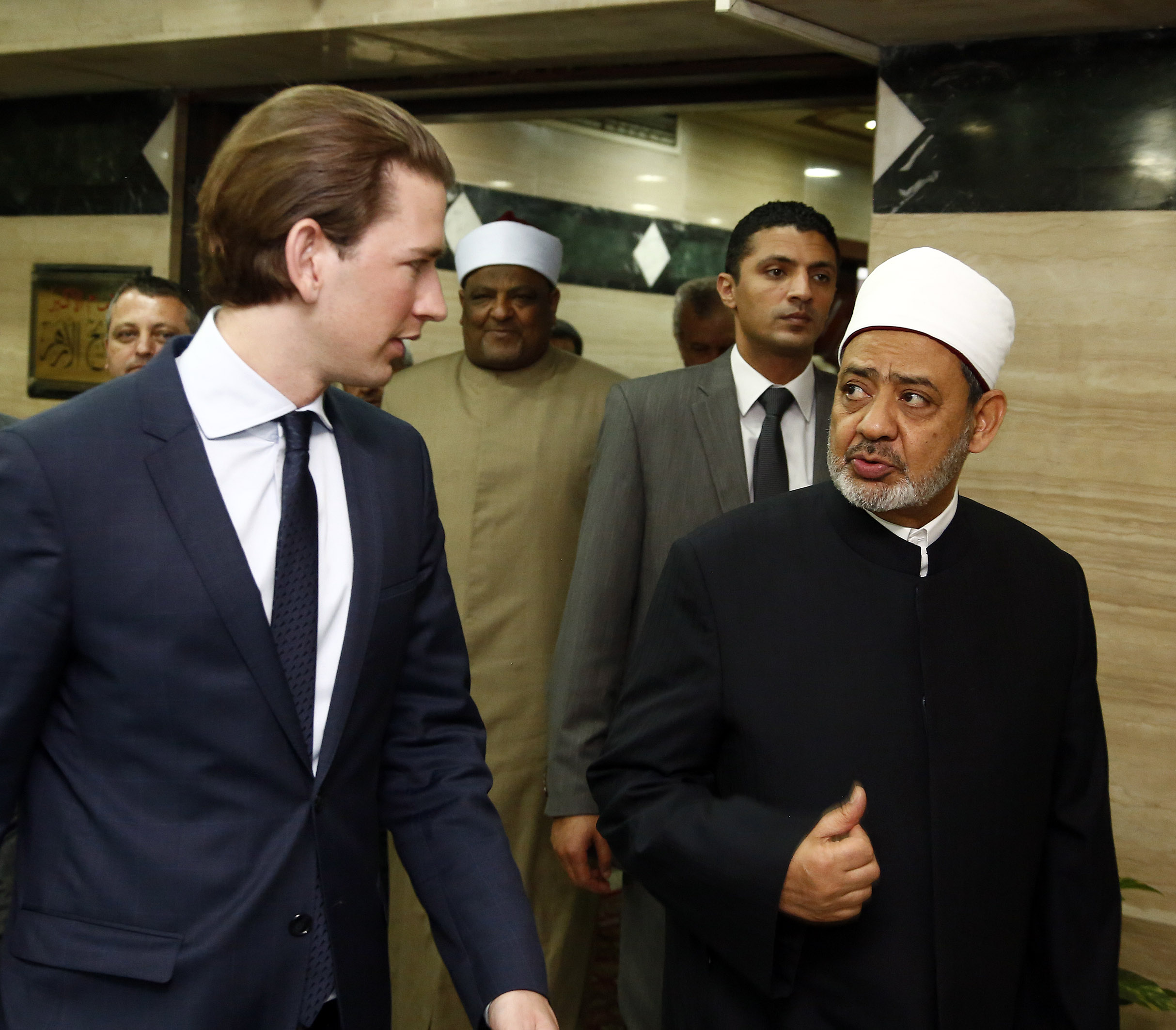 Ahmed el-Tayeb Sebastian Kurz May 2015 (17963337671)