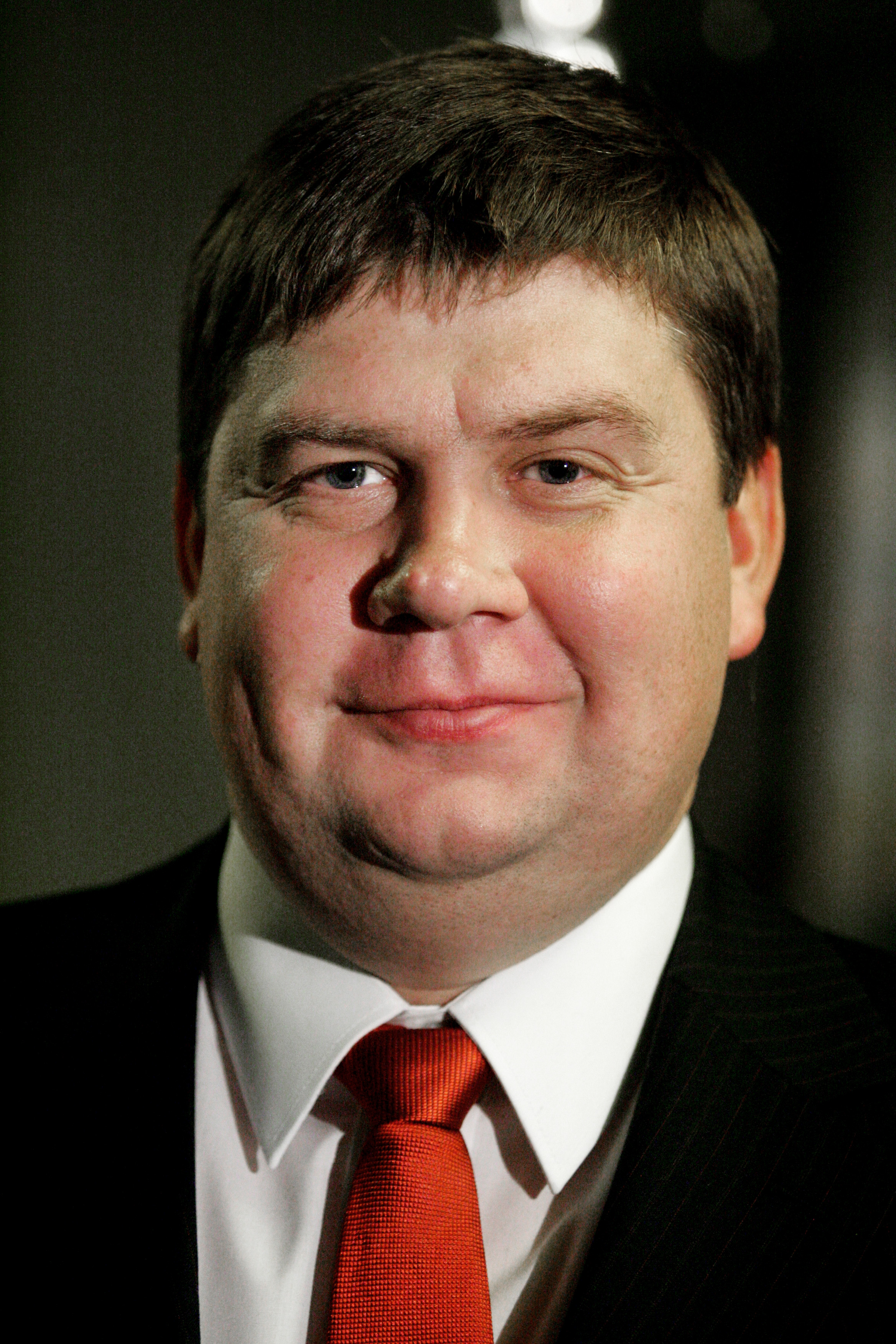 Aigars Kalvītis, Lettlands statsminister, deltar i Nordiskt-Baltiskt statsministermote i Reykjavik 2005-10-24