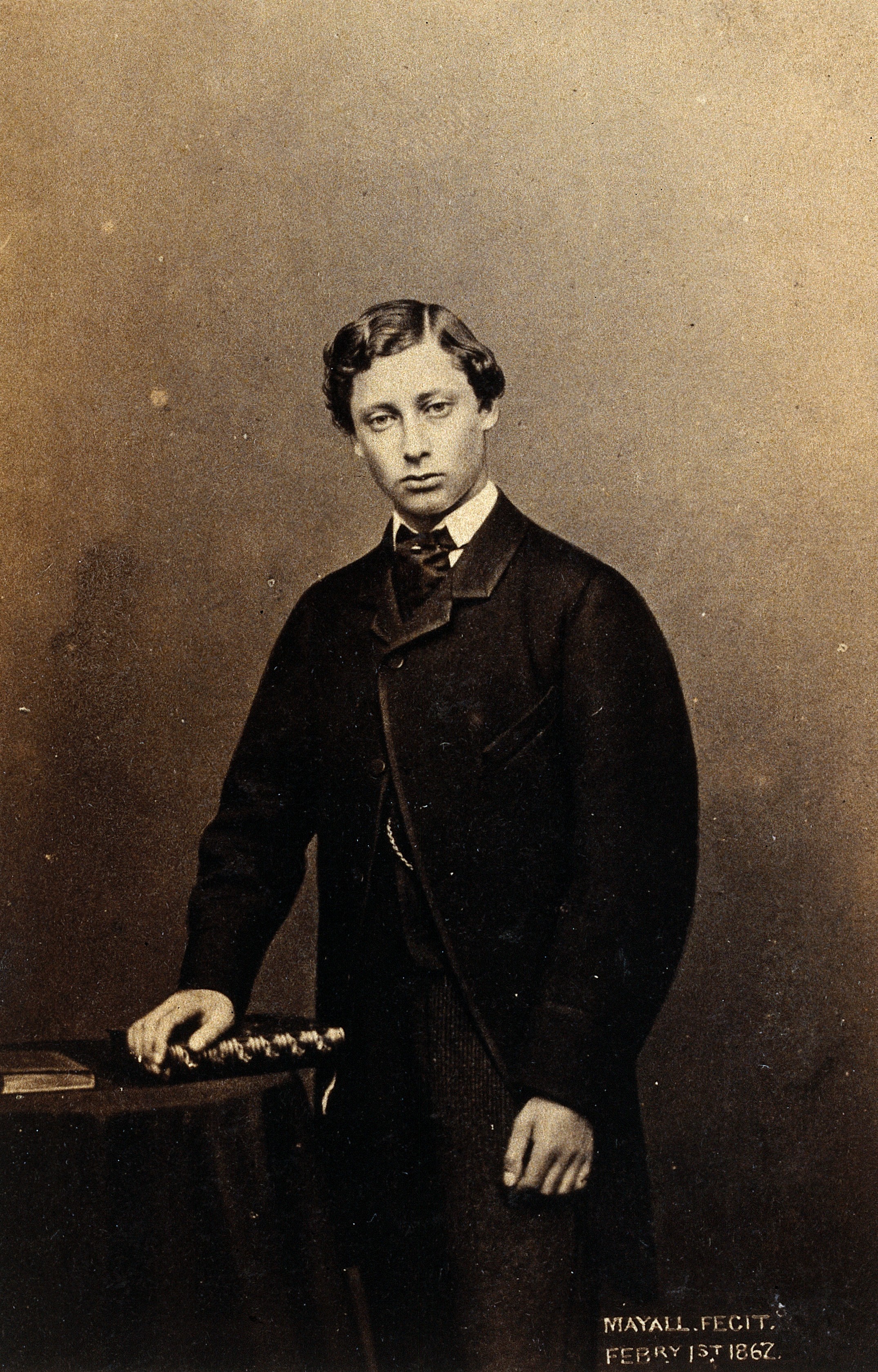 Albert Edward, Prince of Wales. Photograph by Mayall, 1862. Wellcome V0028496