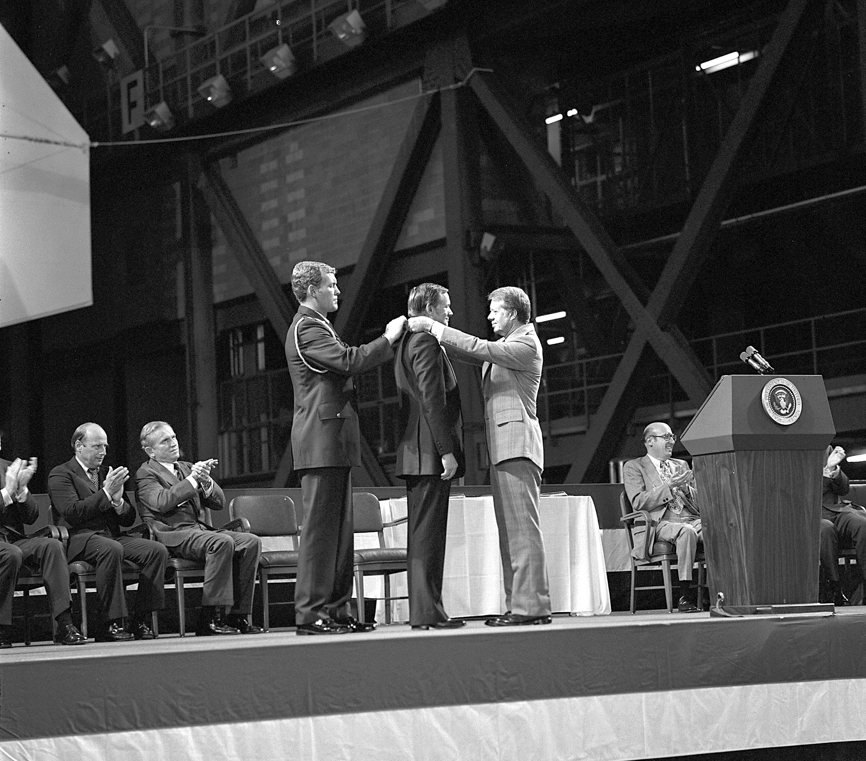 Armstrong Awarded Space Medal of Honor - GPN-2000-001863