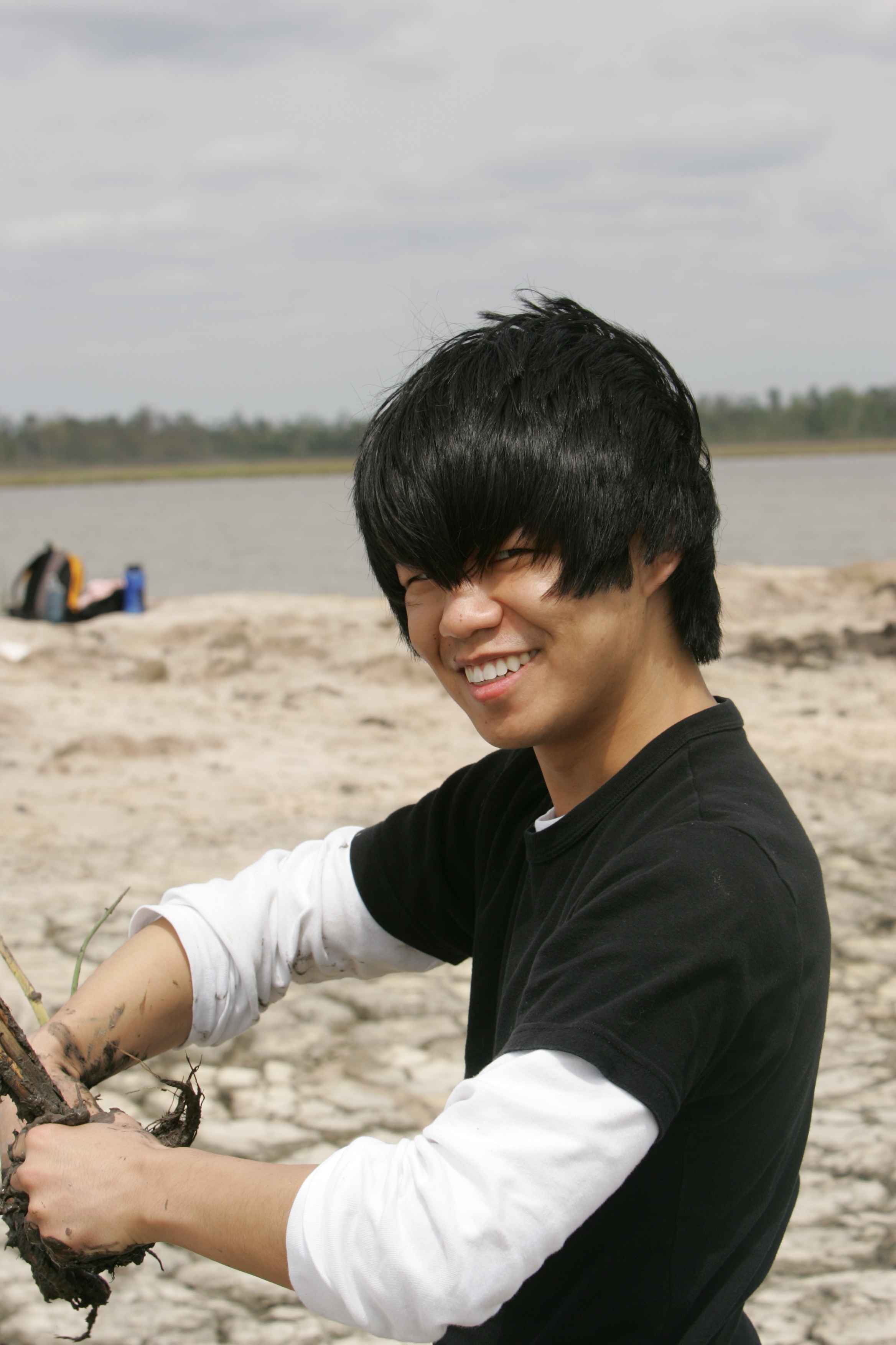 Asian man face