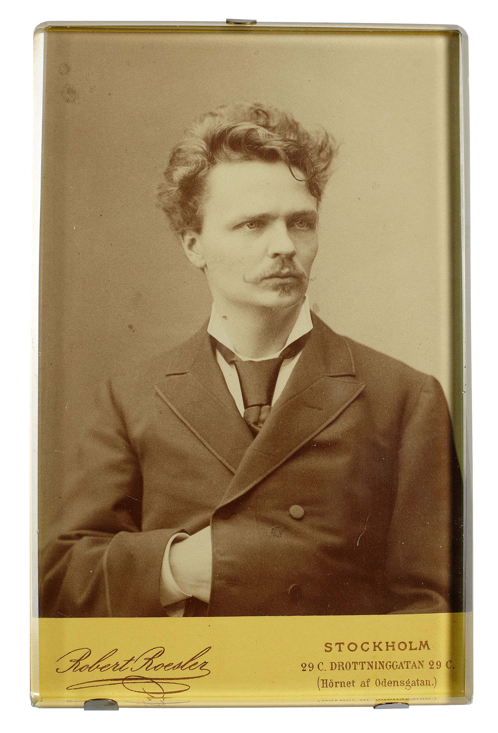 August Strindberg by Robert Roesler about 1881