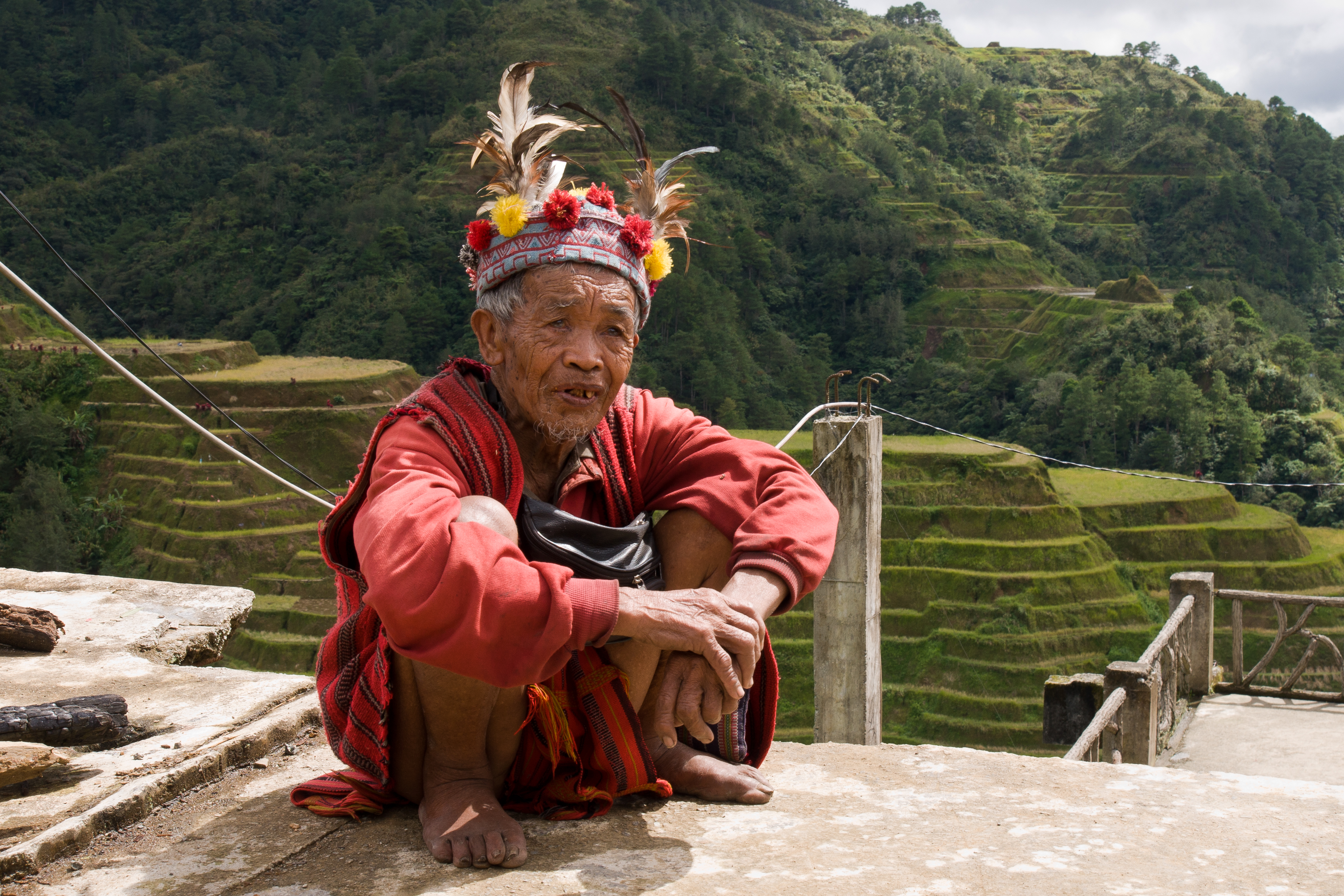 Banaue Philippines Ifugao-Tribesman-01