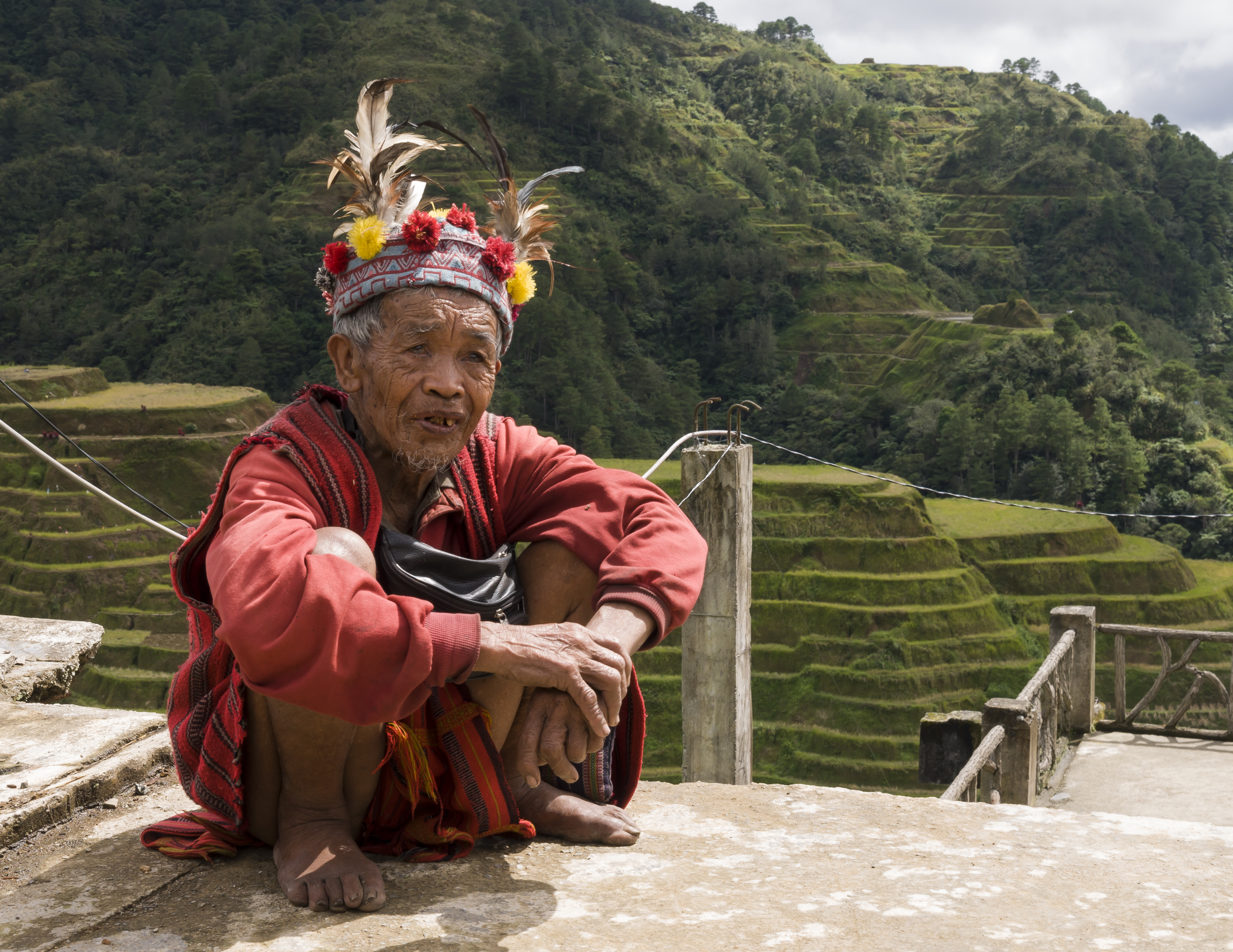 Banaue Philippines Ifugao-Tribesman-01a