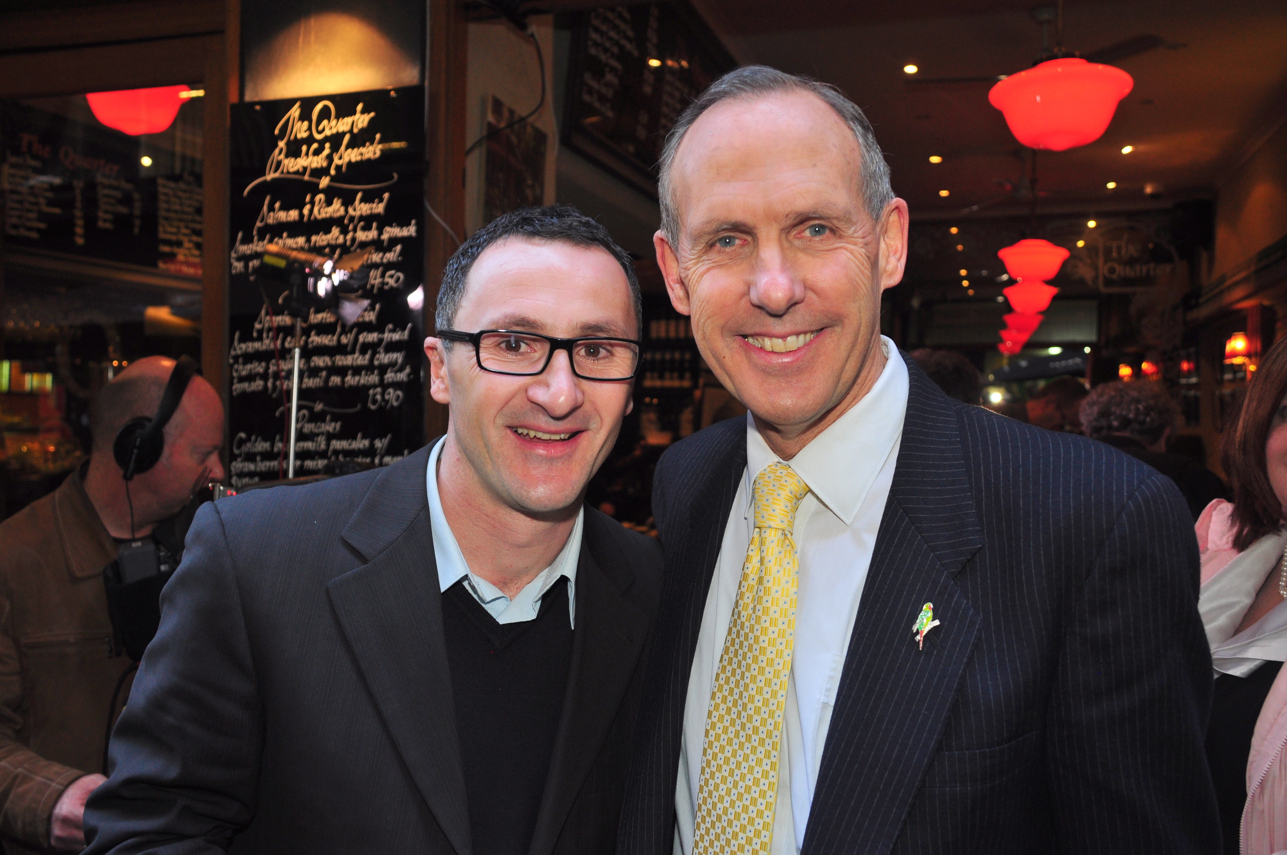 Bob Brown and Richard Di Natale DSC 2958