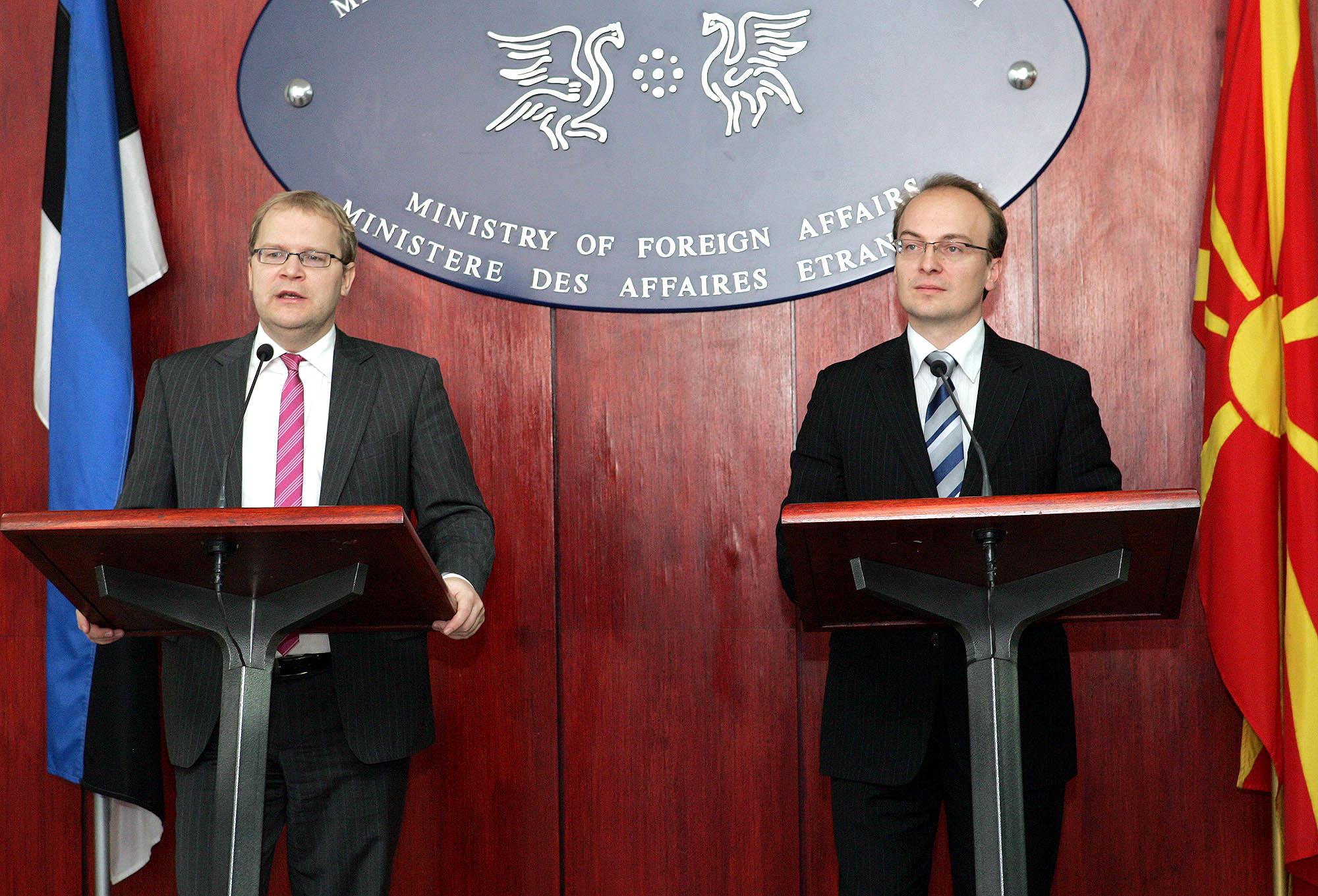 Estonian FM Urmas Paet in Macedonia (3170079978)