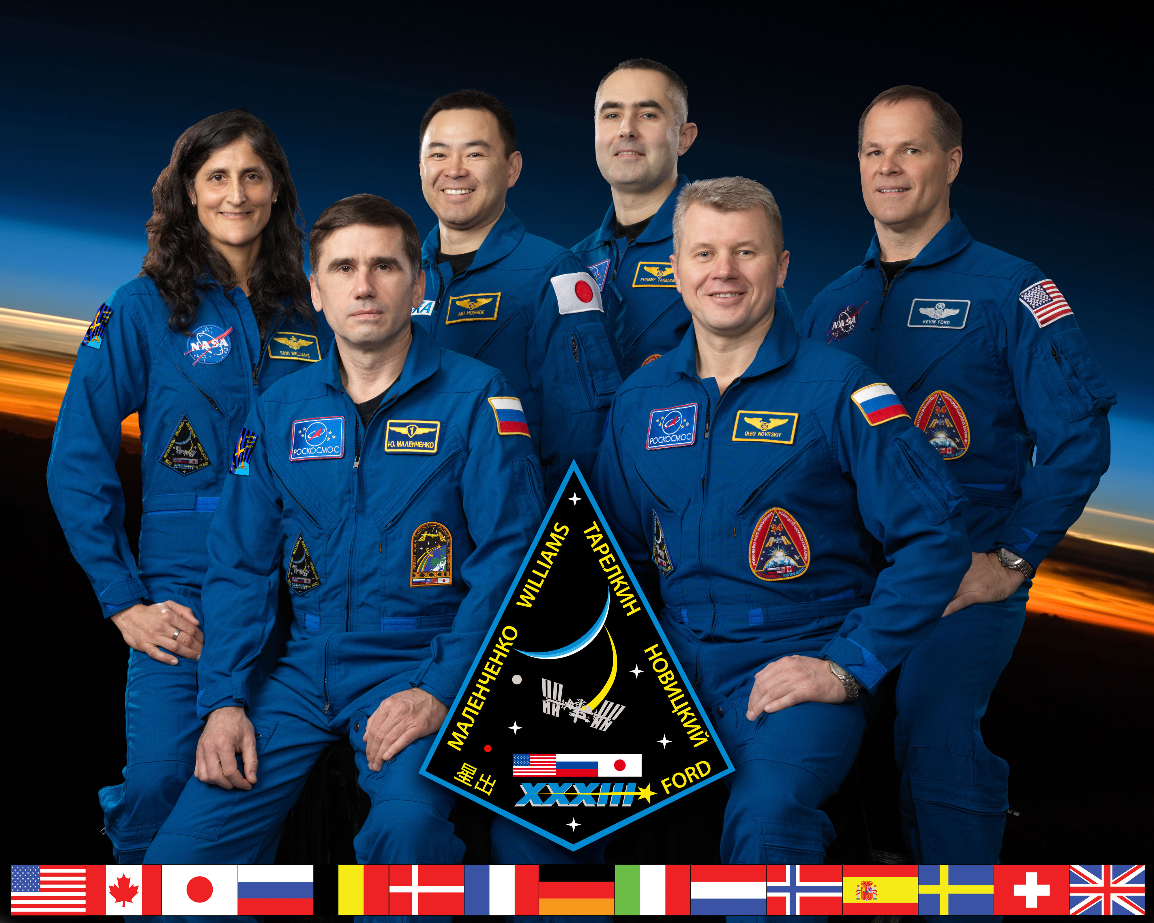 Expedition 33 crew portrait