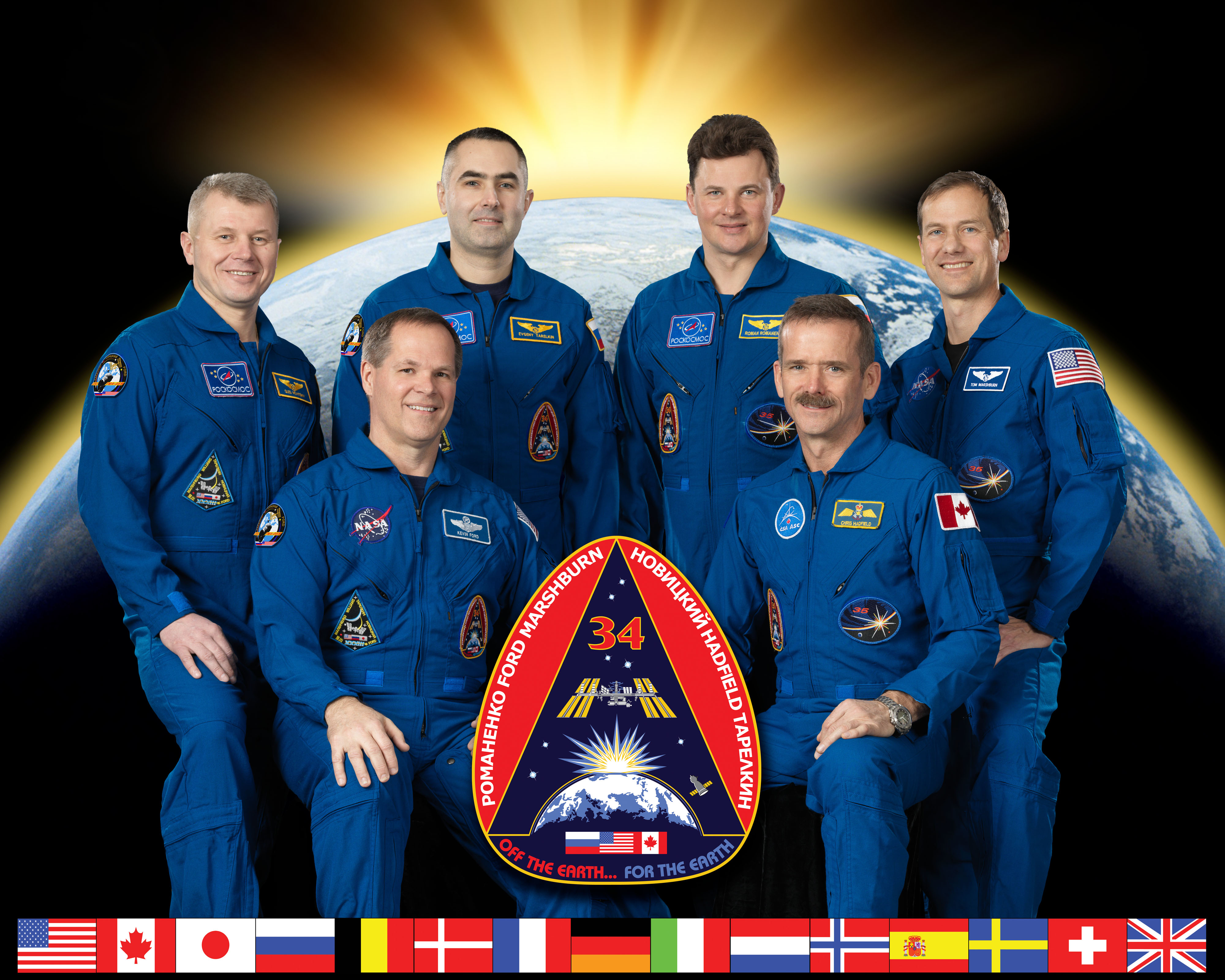 Expedition 34 crew portrait