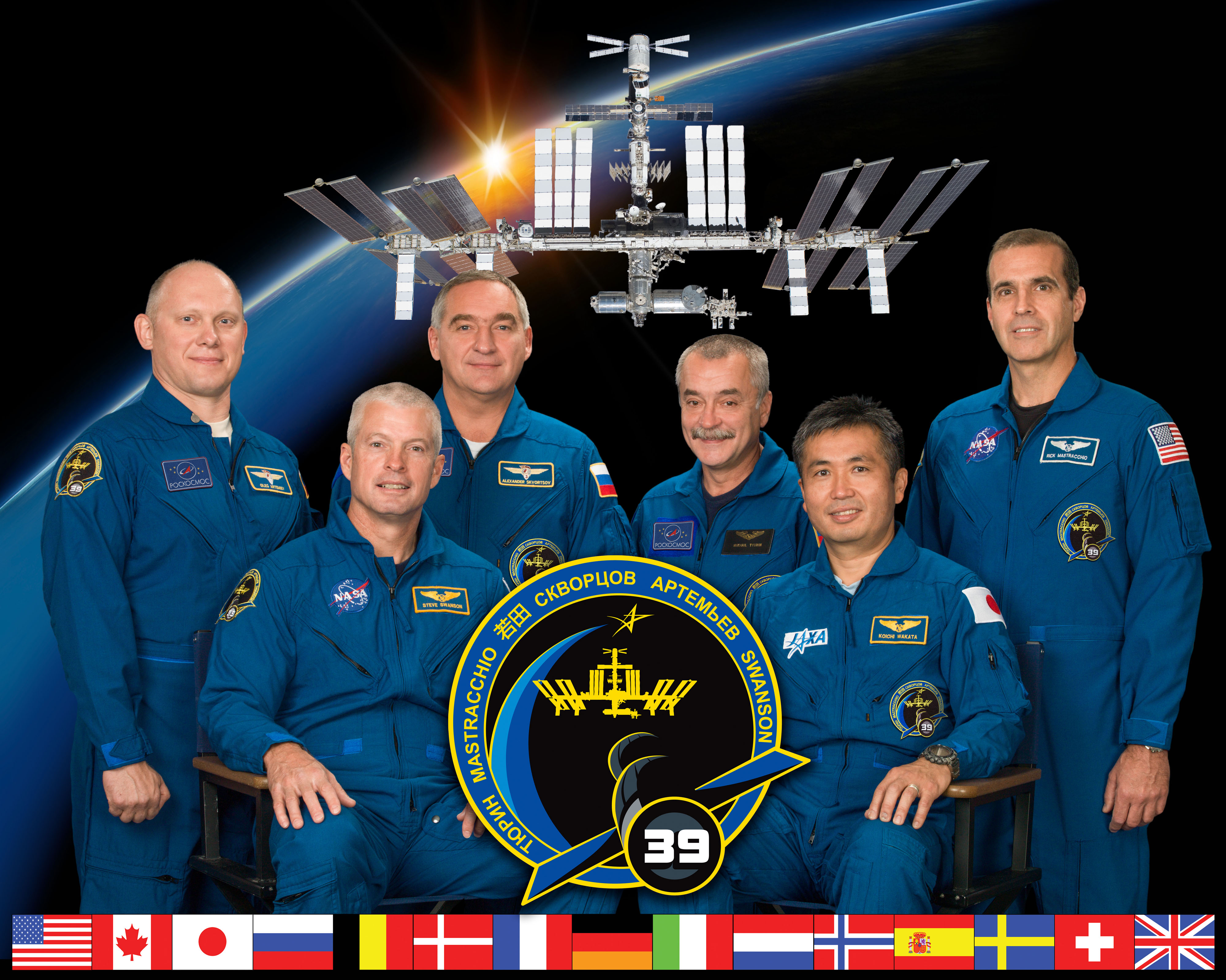 Expedition 39 crew portrait