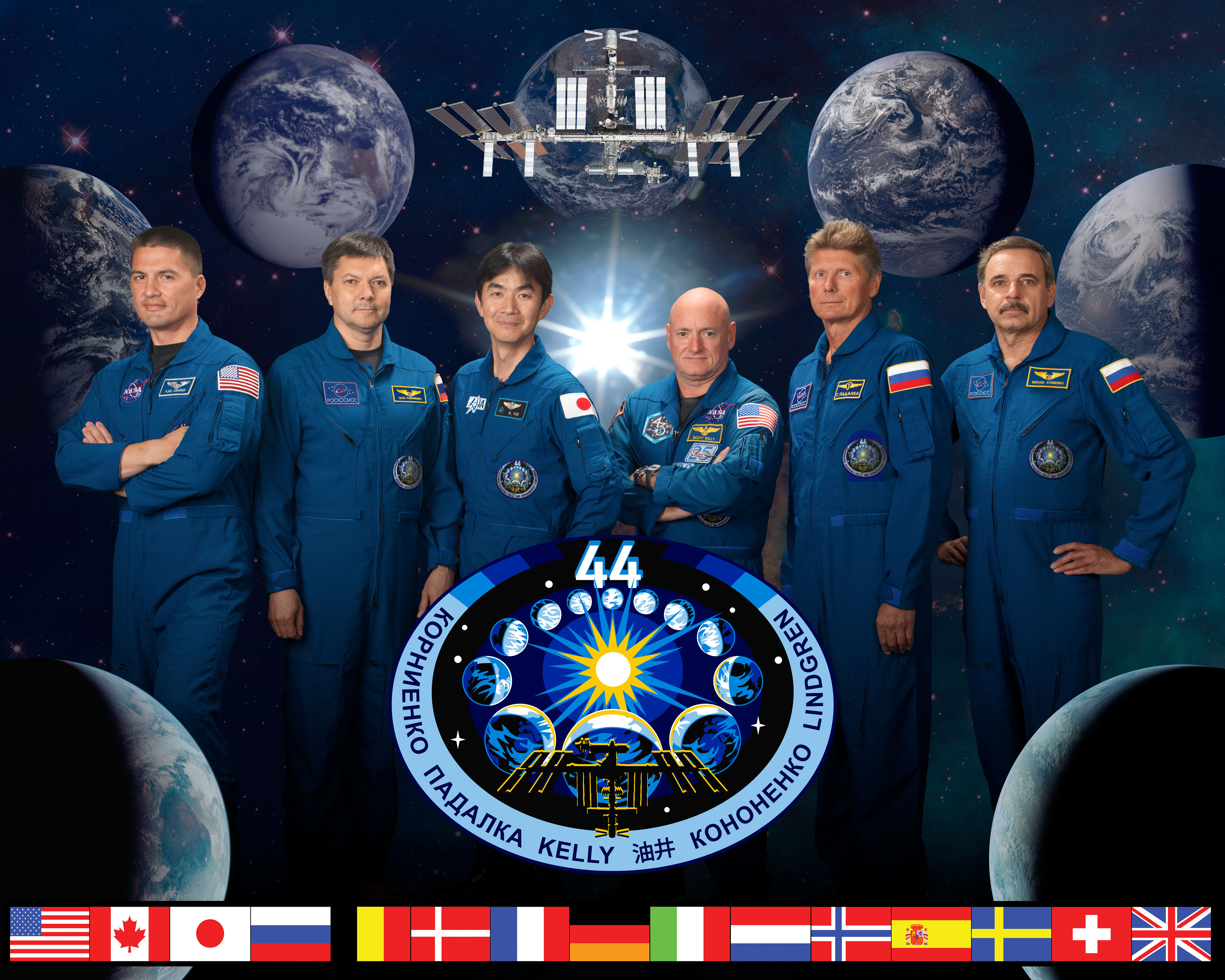 Expedition 44 crew portrait